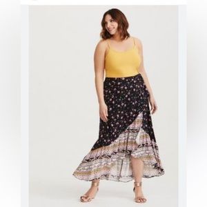 Torrid Maxi Challis Wrap Skirt 4X